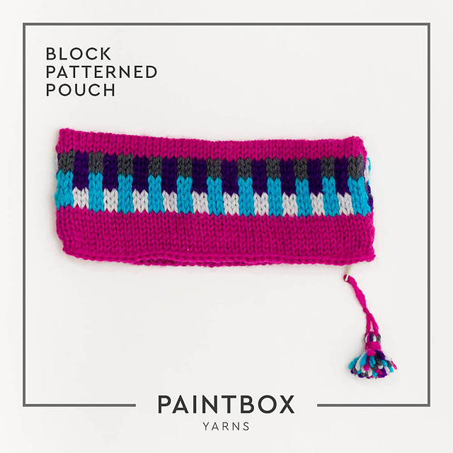 Block Patterned Pouch