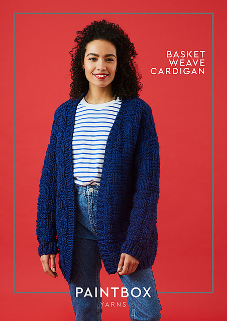 Ravelry: Basket Weave Cardigan pattern by Paintbox Yarns