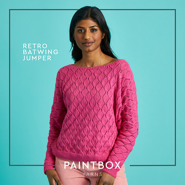 Retro Batwing Jumper