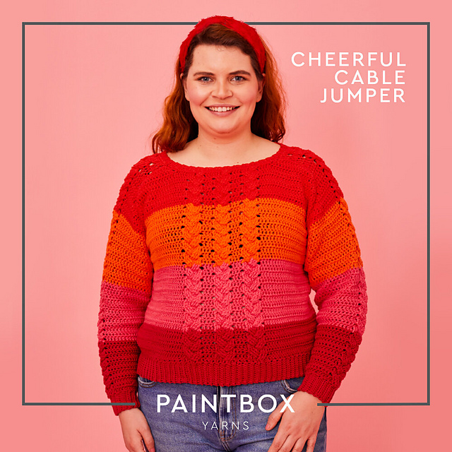 Cheerful Cable Jumper