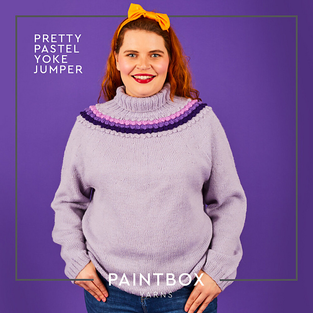 Pretty Pastel Yoke Jumper