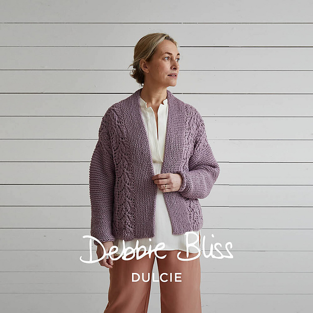 Lace and Garter Stitch Cardigan