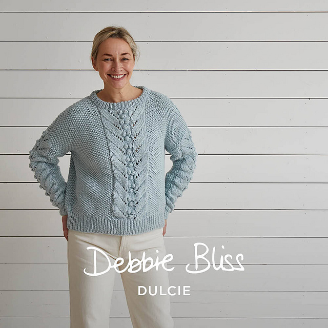 Lace with Bobble Sweater