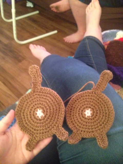 Cat Bum Coasters