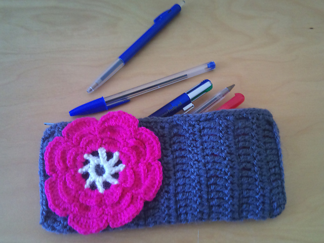 Pink 'n Gray Pencil Case