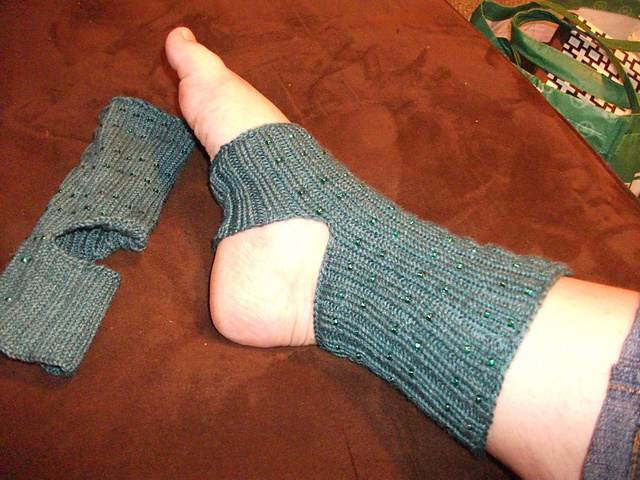 Woodland Emerald Yoga Socks