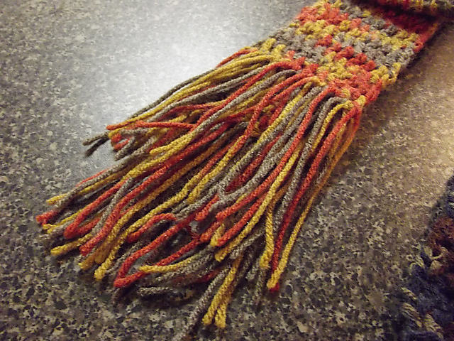 Easy Skinny Scarf With Fringe