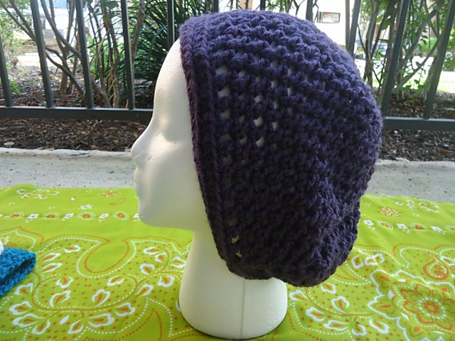 Heavenly Purple Slouchy Hat