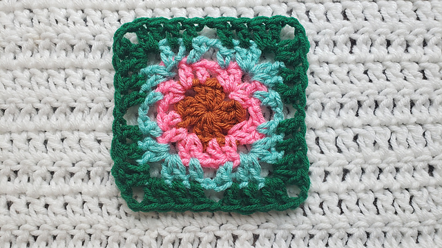 Window Pane Granny Square