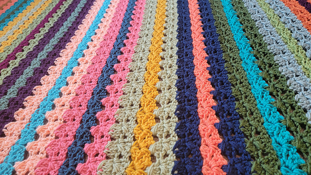 Galaxy Dust Afghan