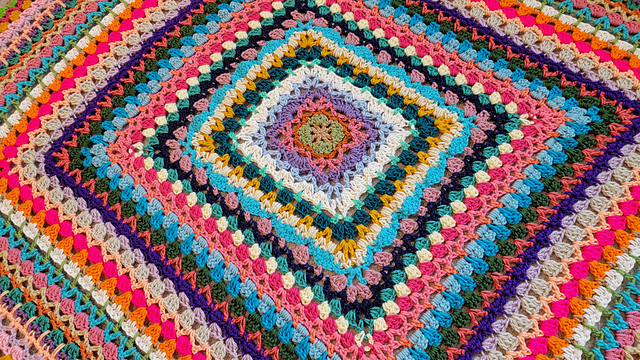Prismatic Aura Afghan
