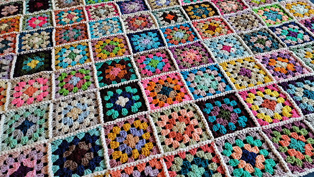 Timeless Granny Square Blanket