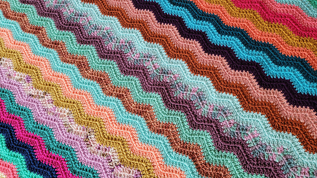 Crystal Crush Afghan