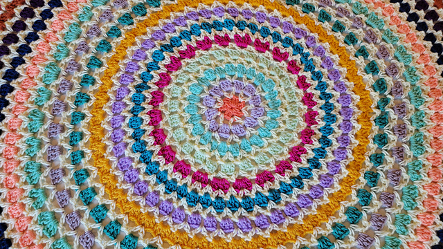 Rose Pearl Afghan