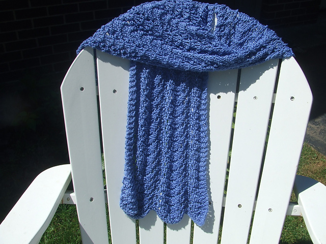 Feather and Fan Scarf