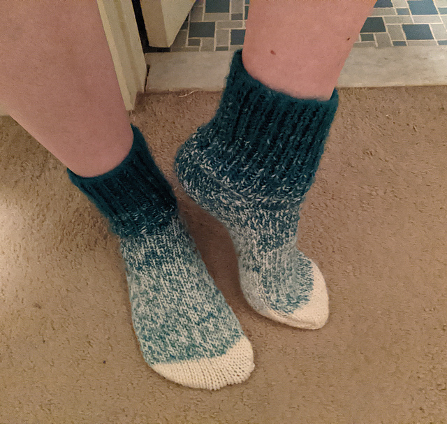 Bev's Quick Knit 2-needle socks