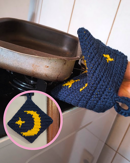 Potholder Pinch Oven Mitt