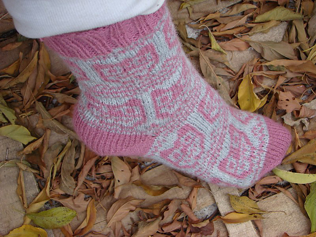 La lechuza (owl) socks