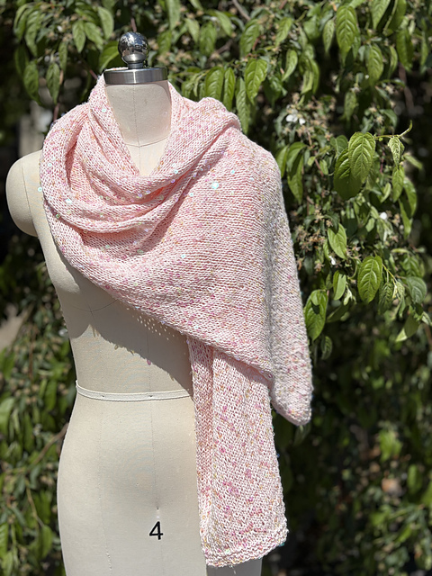 Pink Ladies Shawl