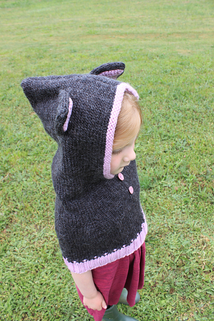 Children's Cat Hood With Ears
