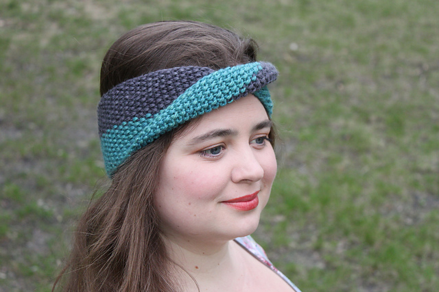 Moss Stitch Headband