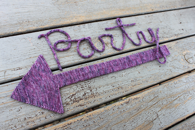 Party Sign Arrow