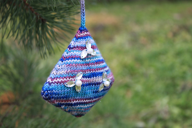 Diamond Christmas Tree Ornament