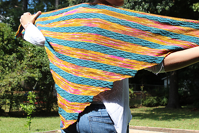 Rock Skipper Shawl
