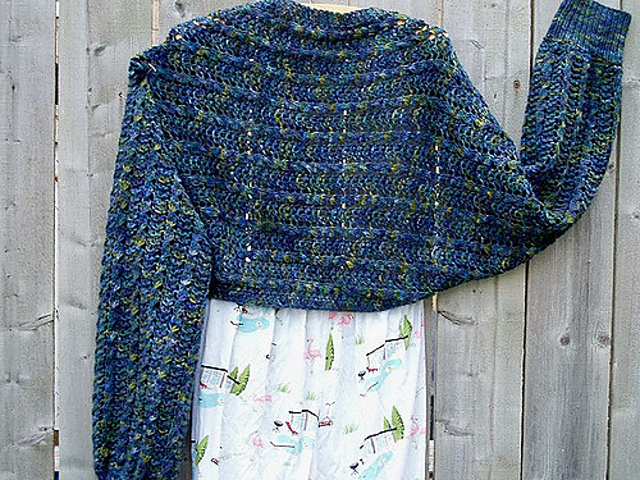 Lacy Cable Shrug