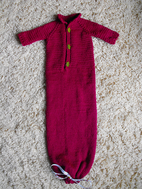 Mrs Brak's Dawstring Bottom Baby Kimono with Raglan Shaping