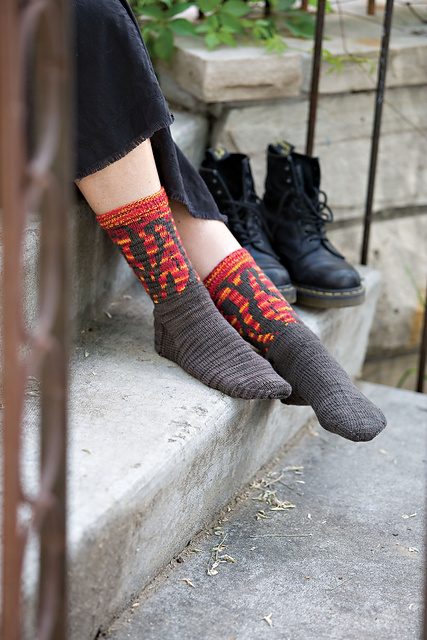 Flame Thrower Socks