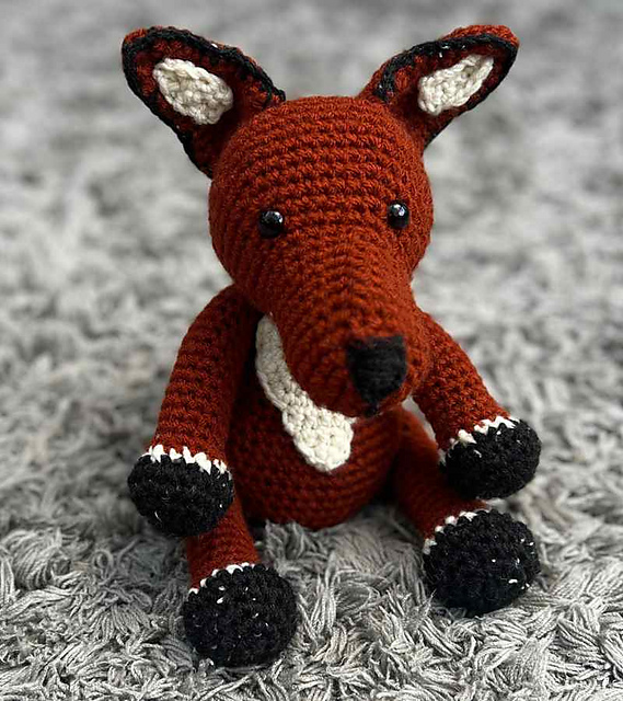 Cute Crochet Fox Cub