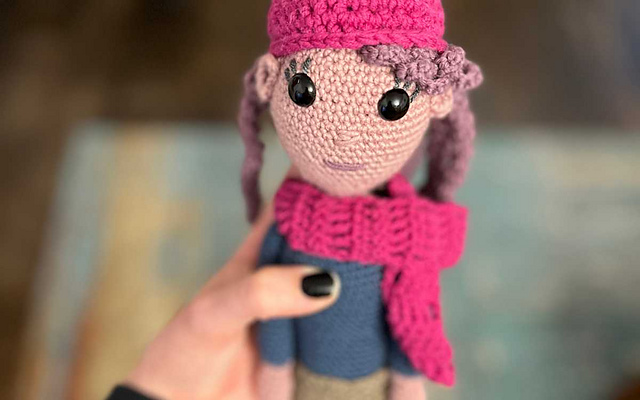 Tilly the Winter Crochet Doll
