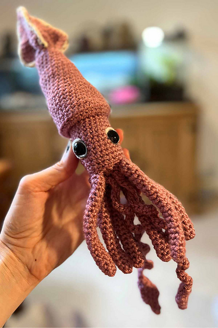 Amigurumi Squid
