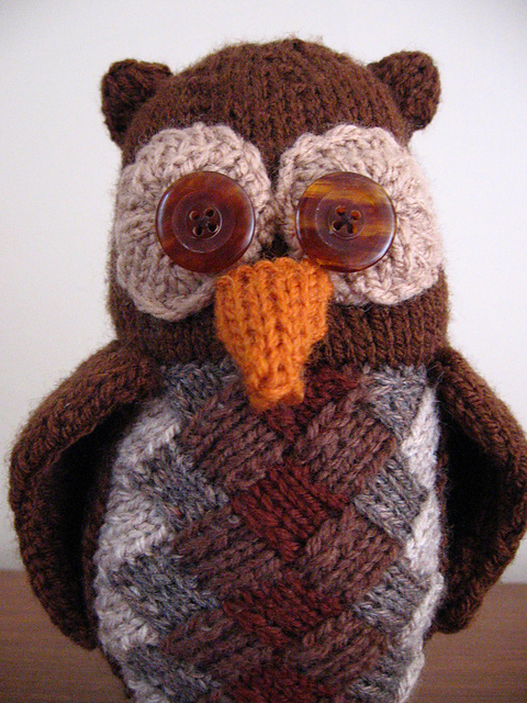 Oswald the Entrelac Owl