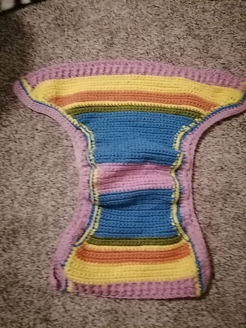 Crochet Wool nappy cover