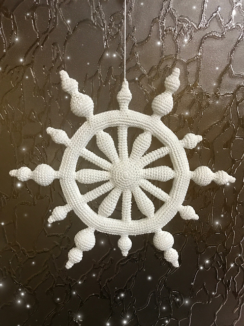 Snowflake winter ornament