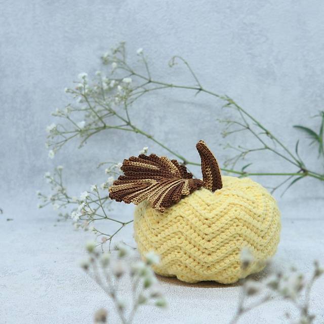 Yellow pumpkin toy