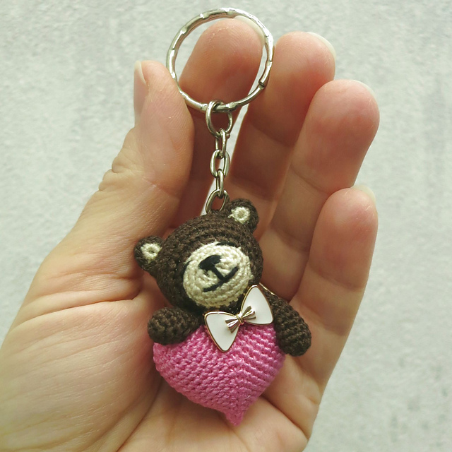 Valentine bear accessory