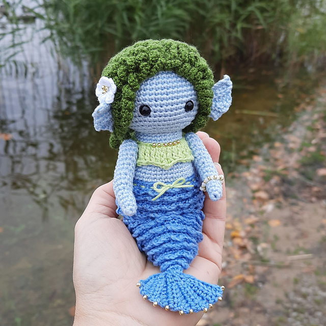 Ravelry: Rusalka the mermaid pattern by Liudmyla Konkina