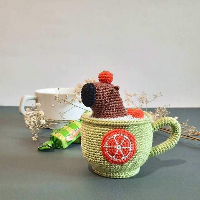 Capybara in a cup