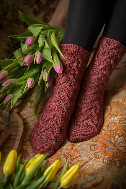 Forest Ember Socks