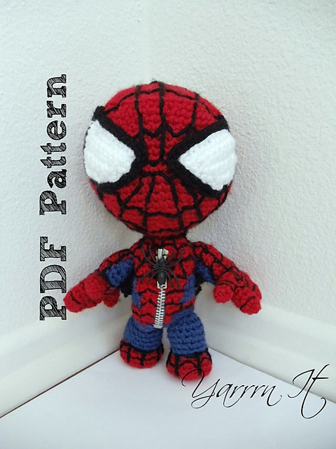 Spiderman Sackboy Amigururumi
