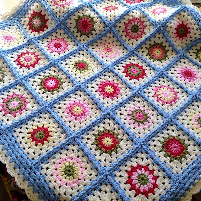 Spring Garden Baby Blanket