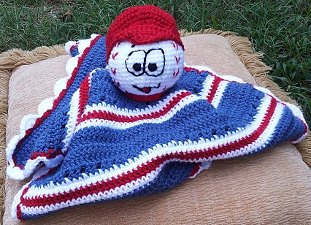 Baseball Cuddle Blanket