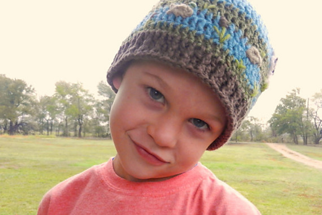 Gone Fishin Boy's Beanie Hat