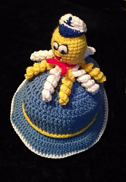 Pre-Schooler Sailor Octopus Beach Hat