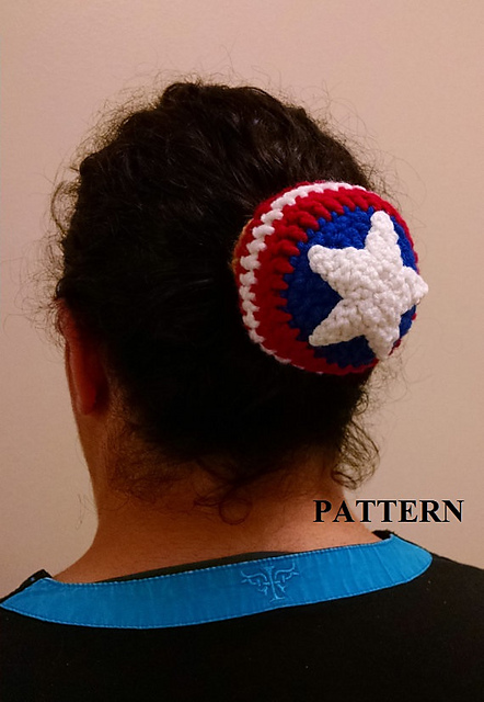 Captain America Shield Bun Sock