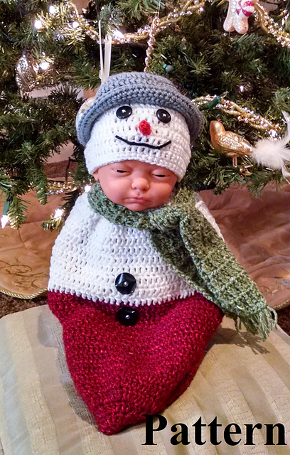 Newborn Snowman Photo Prop Set