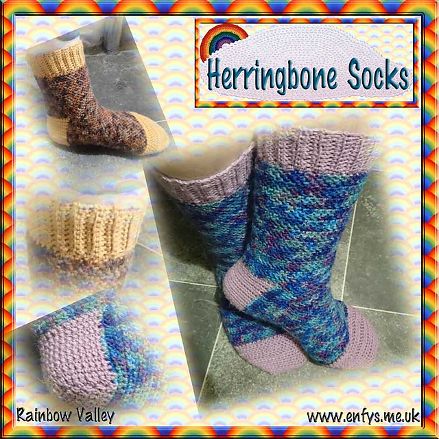 Herringbone Socks